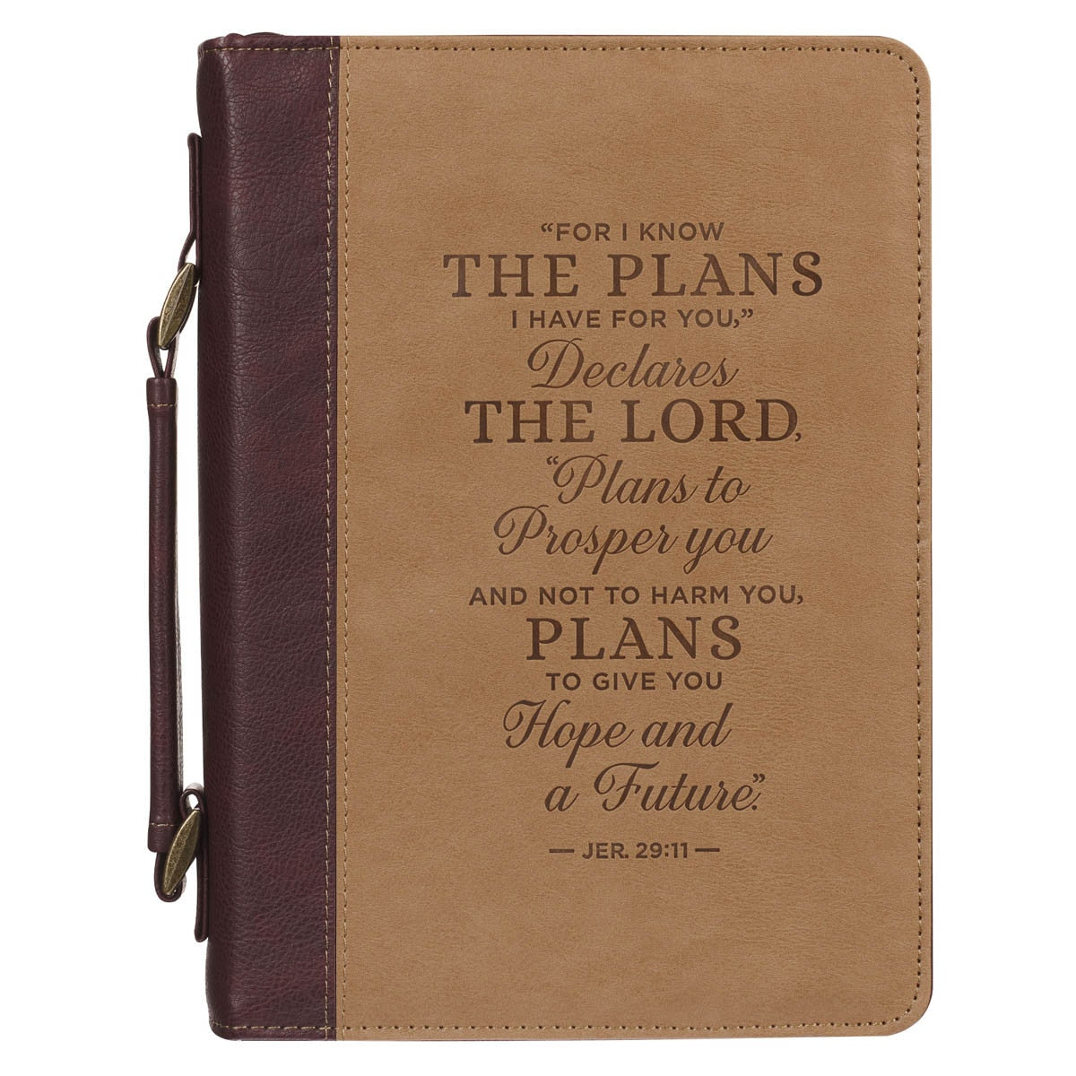 Bible Cover Classic Two-tone Plans Jer. 29:11
