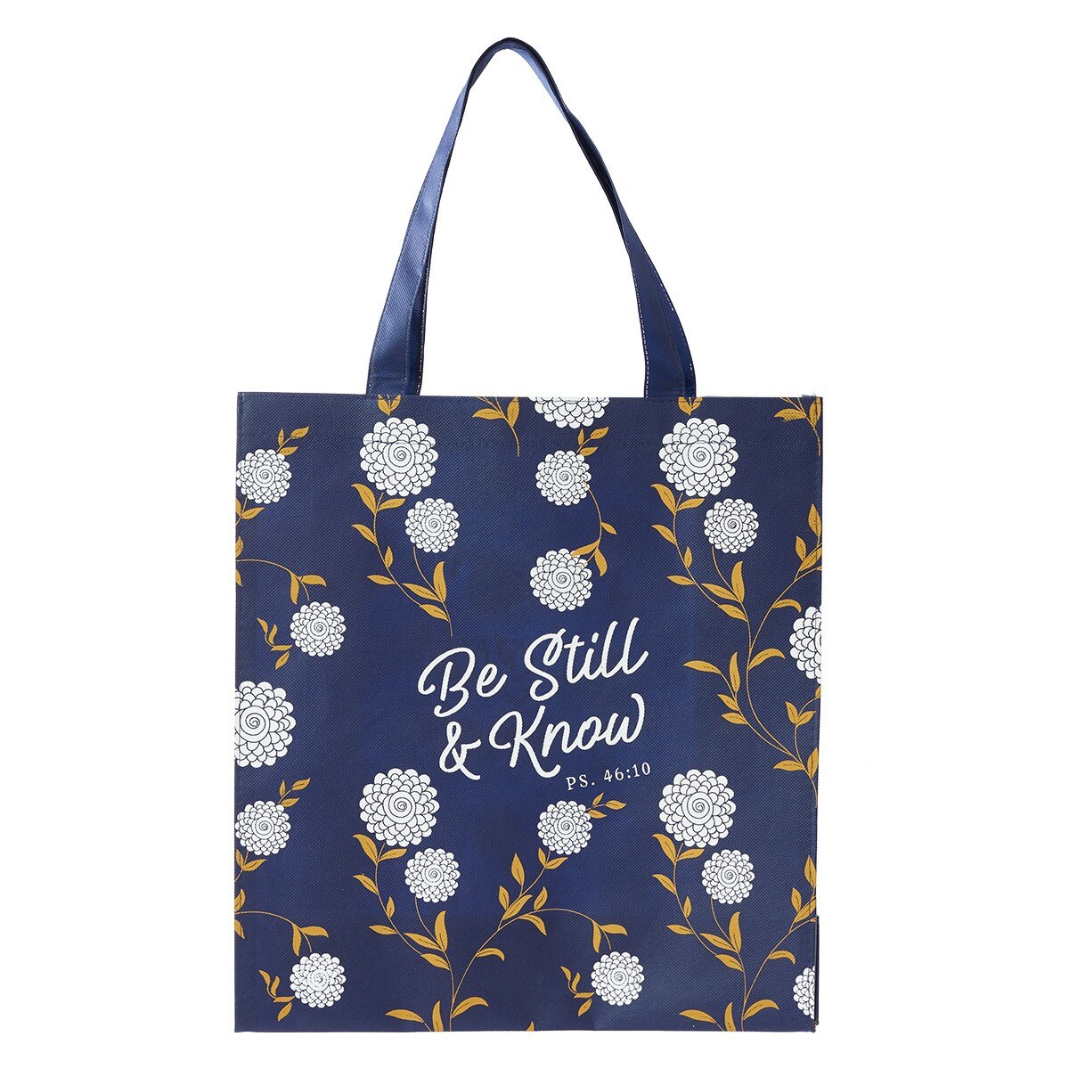 Tote Navy Be Still & Know Ps. 46:10