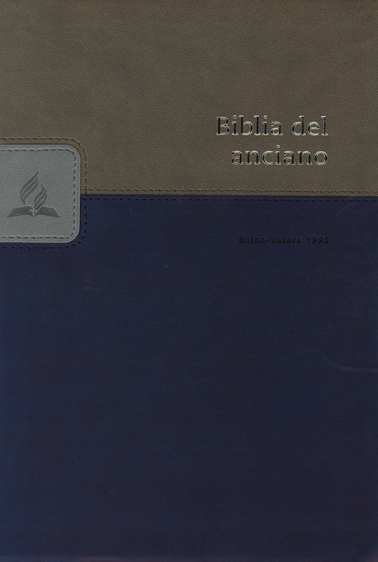 Biblia del Anciano Marrón/Azul – Versión Reina Valera 1995 (Español)