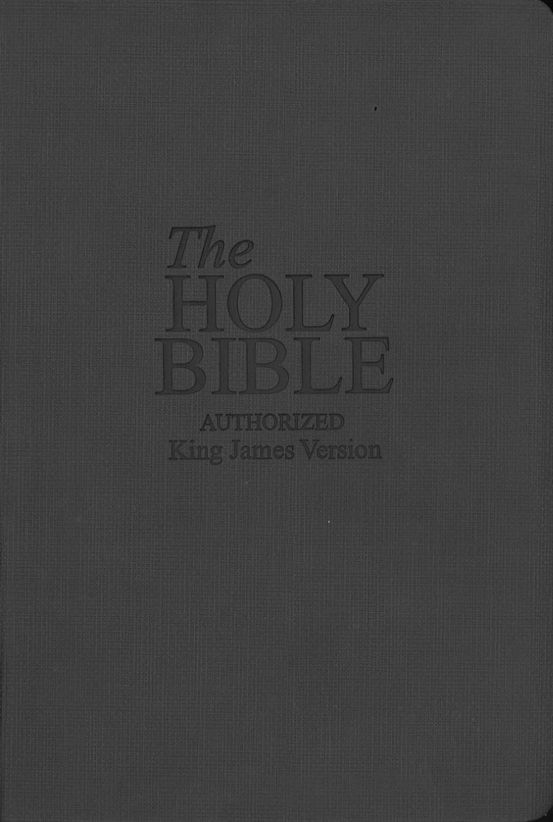 The Holy Bible Authorized KJV (Gray) with Mark Finley Bible Study