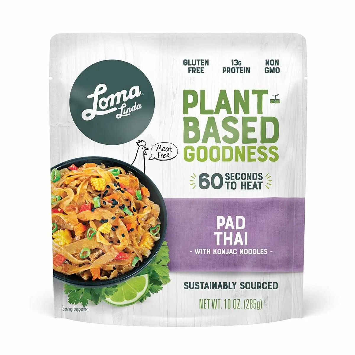 Loma Linda Pad Thai W/Konjak Noodles 6/10oz
