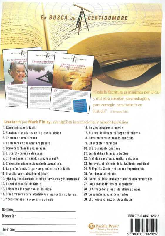 En busca de certidumbre (Español)