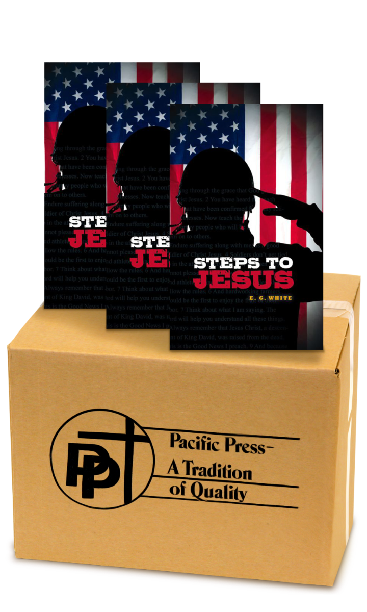 Steps to Jesus Military Cover - Case of 100
