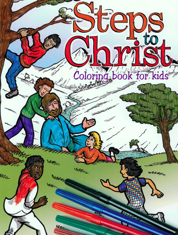Steps to Christ Coloring Book for Kids