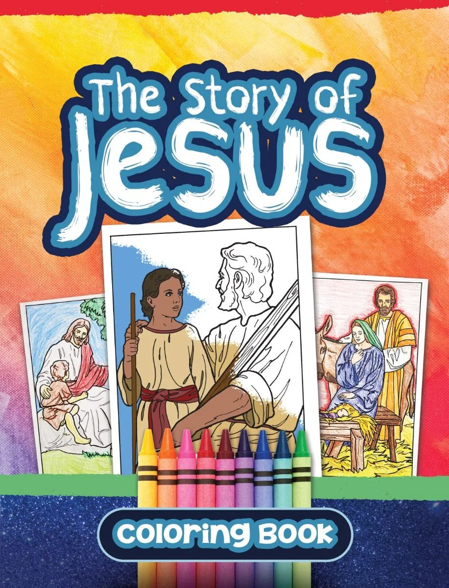 The Story of Jesus Coloring Book cover