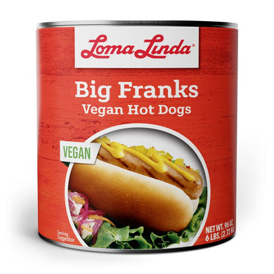 Loma Linda Big Franks Original Vegan (30 count)   6/96 oz 24TLS 101