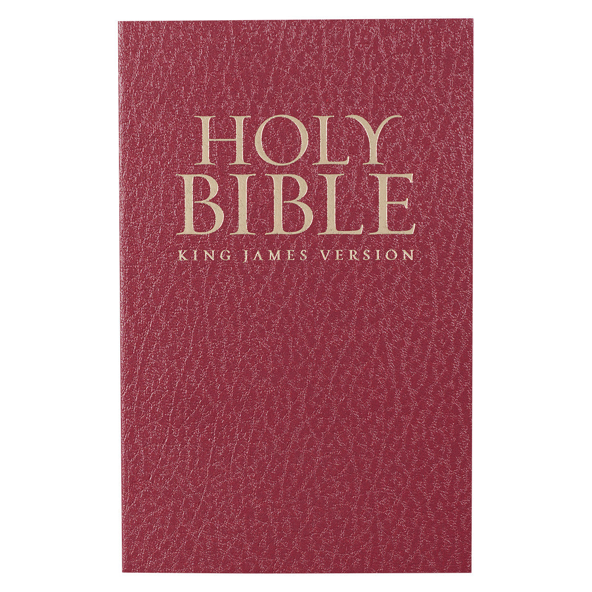 Kjv Gift & Award Bible Faux Leather, Burgundy