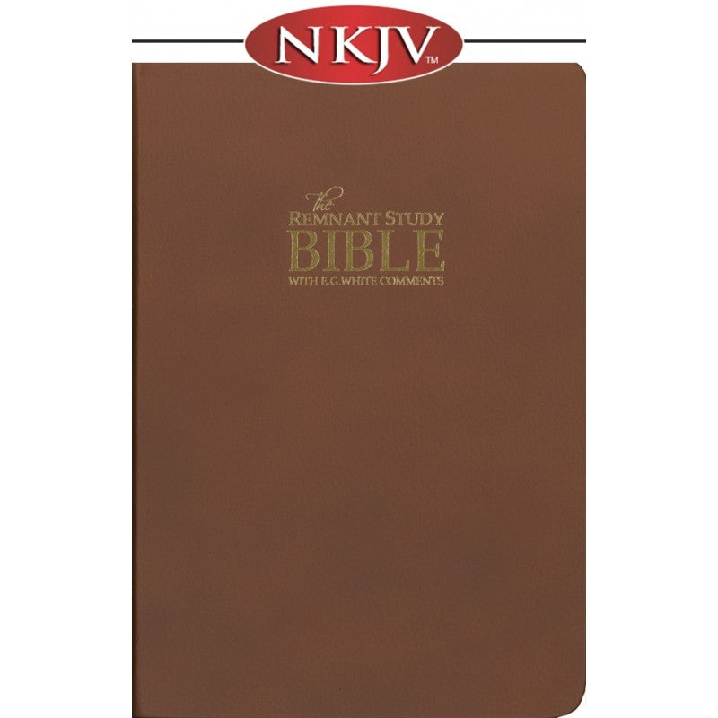 Remnant Study Bible NKJV (Genuine Top-grain Leather BROWN)