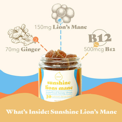Honey Drops Sunshine Mane Superfood Honey Drops