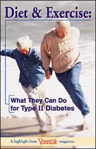 Diet & Exercise: What They Can do for Type 2 Diabetes  Package of 100 (Vibrant Life Tracts)