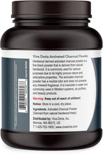 Load image into Gallery viewer, Activated Charcoal Powder, Food Grade, 16 oz