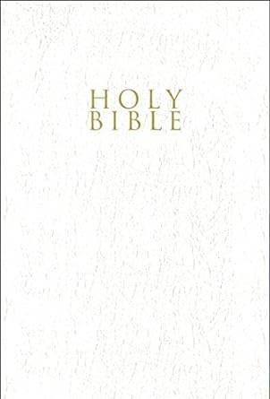 Niv Gift & Award Bible, Leather-Look, White, Red Letter Edition - Softcover