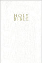 Niv Gift & Award Bible, Leather-Look, White, Red Letter Edition - Softcover