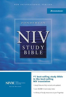 Zondervan Study Bible, Bonded Leather, Burgundy
