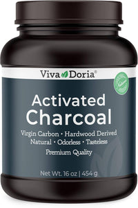 Activated Charcoal Powder, Food Grade, 16 oz