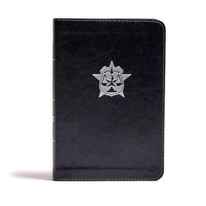 CSB Law Enforcement Officer's Bible, Black LeatherTouch
