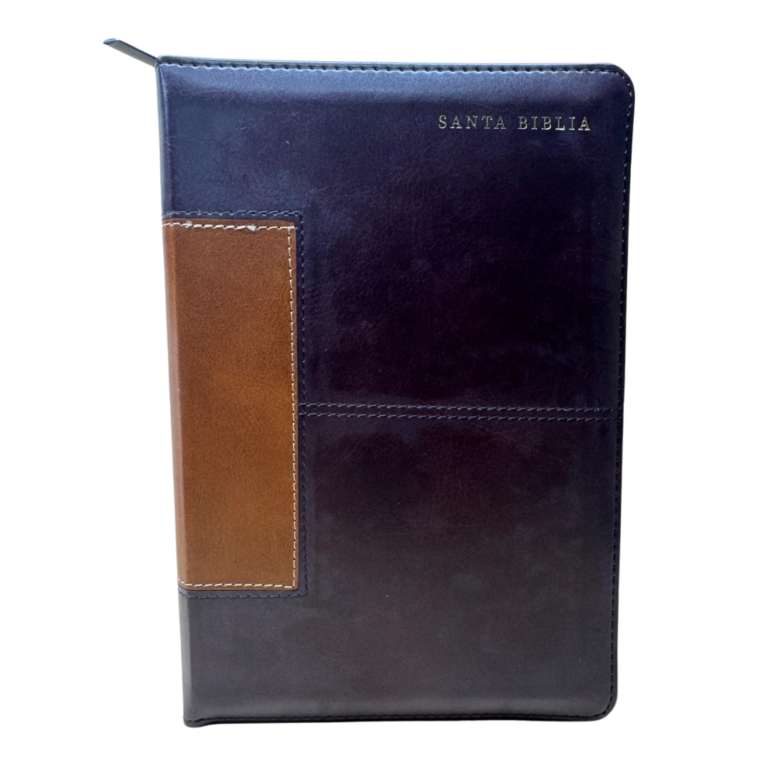 Biblia de Estudio y Devoción Marrón, Letra Gigante RVR1960