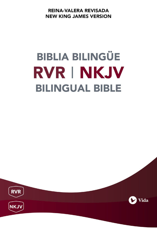 NKJV/RVR Bilingual Bible, Hardcover / Biblia Bilingüe NKJV/RVR, Tapa Dura