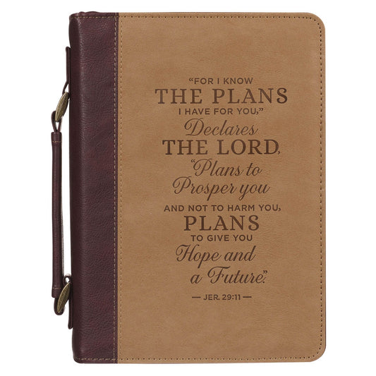 Bible Cover Classic Two-tone Plans Jer. 29:11