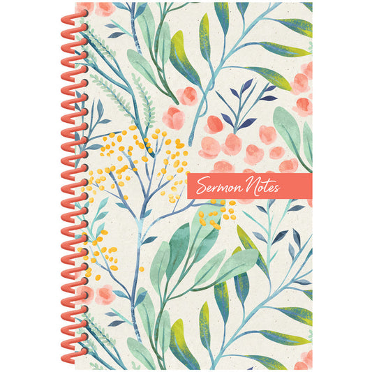 Sermon Notes Journal (Floral) By Barbour Publishing