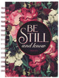 Journal Wirebound Blue Floral Be Still & Know Ps. 46:10