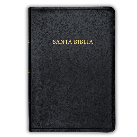 Biblia Letra Súper Gigante 19 pts RVR1960, Piel Sintética Negra con Índice y Cierre