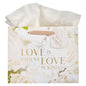 Love White Rose Large Landscape Gift Bag - 1 Corinthians 13:4