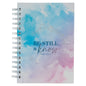 Journal Spiral-Bound Blue/Purple Watercolor Be Still Ps. 46:10