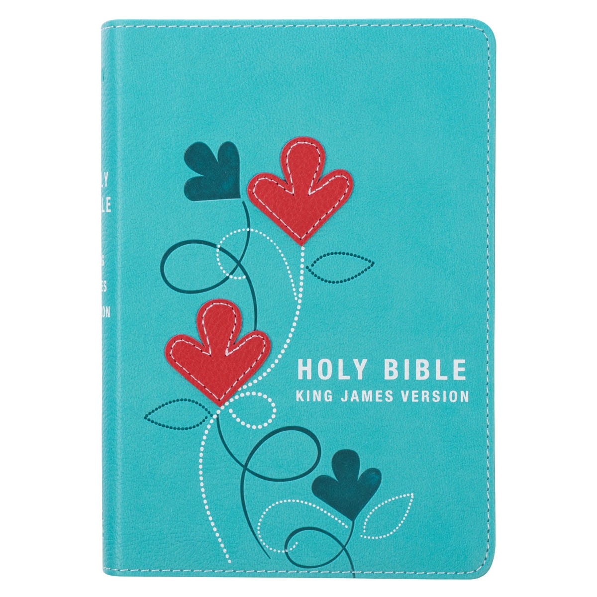 KJV Bible Compact Faux Leather, Turquoise