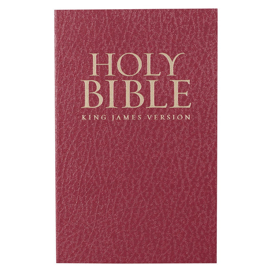 KJV Bible Gift & Award Faux Leather, Burgundy