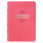 KJV Bible Compact Large Print Faux Leather, Pink