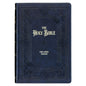KJV Bible Giant Print Full-size Faux Leather, Midnight Blue