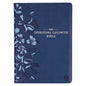 Nlt, The Spiritual Growth Bible Faux Leather, Navy