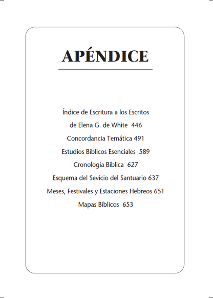 La Misión Biblia de Estudios - tapa blanda - "¡sin himnario!" - EGW - RVG