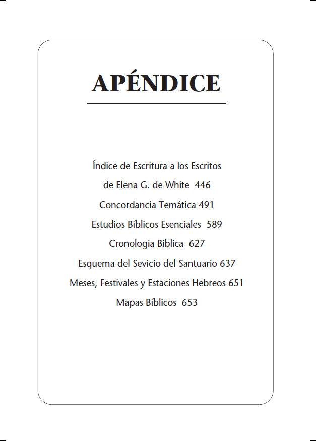La Misión Biblia de Estudios - tapa dura - "¡sin himnario!" - EGW - RVG