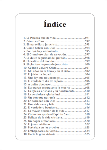 La Misión Biblia de Estudios - tapa blanda - "¡sin himnario!" - EGW - RVG