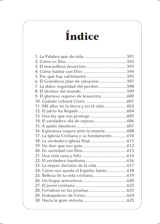 La Misión Biblia de Estudios - tapa dura - "¡sin himnario!" - EGW - RVG