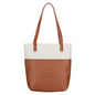 Bible Tote Cream/Toffee Strength & Dignity Prov. 31:25