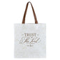 Tote White/Brown Trust In The Lord Prov. 3:5