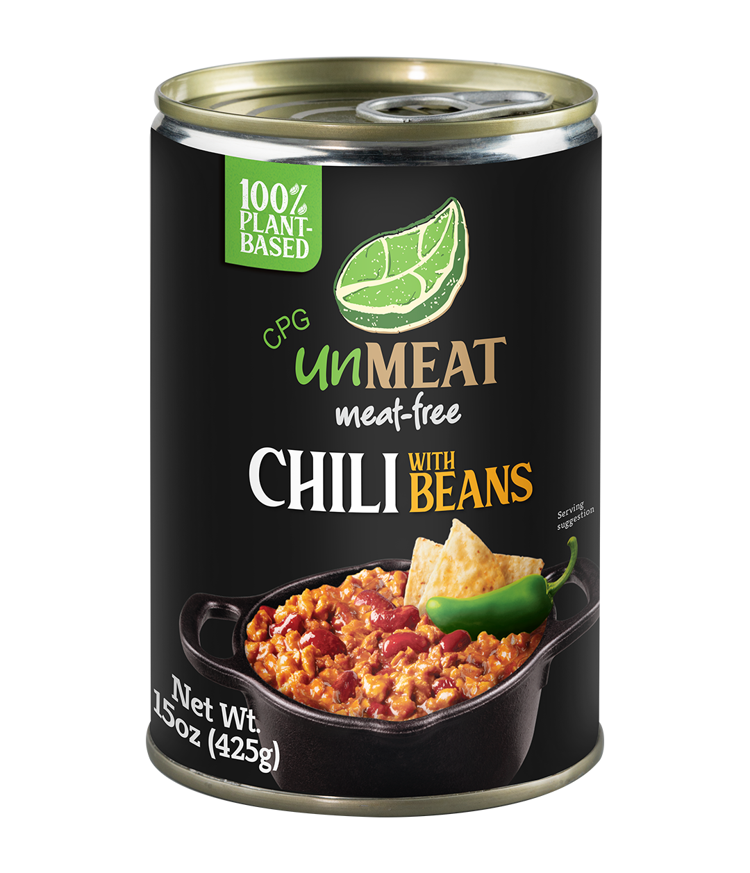 Unmeat Chili With Beans 12/15oz