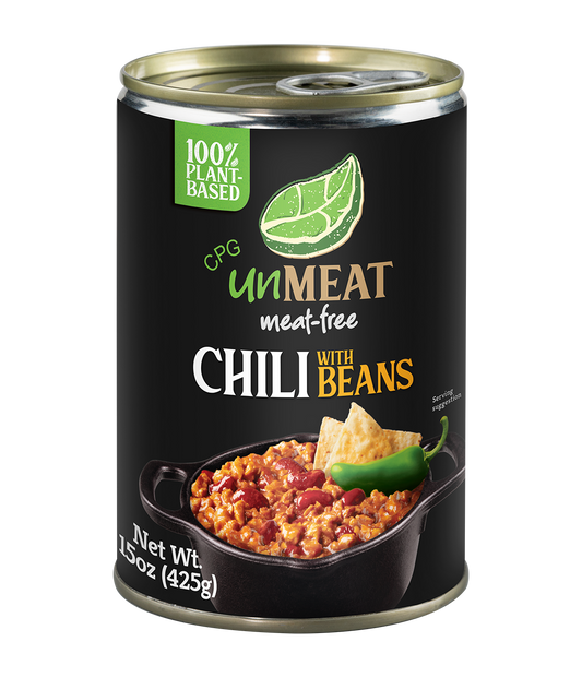 Unmeat Chili With Beans 12/15oz