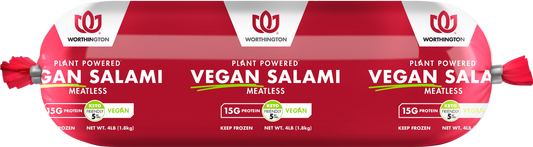 Worthington Salami Roll, Single 4LB