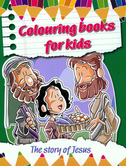 Colouring Books for Kids: The Story of Jesus