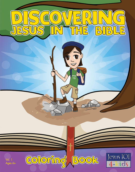 Discovering Jesus in the Bible Coloring Book
