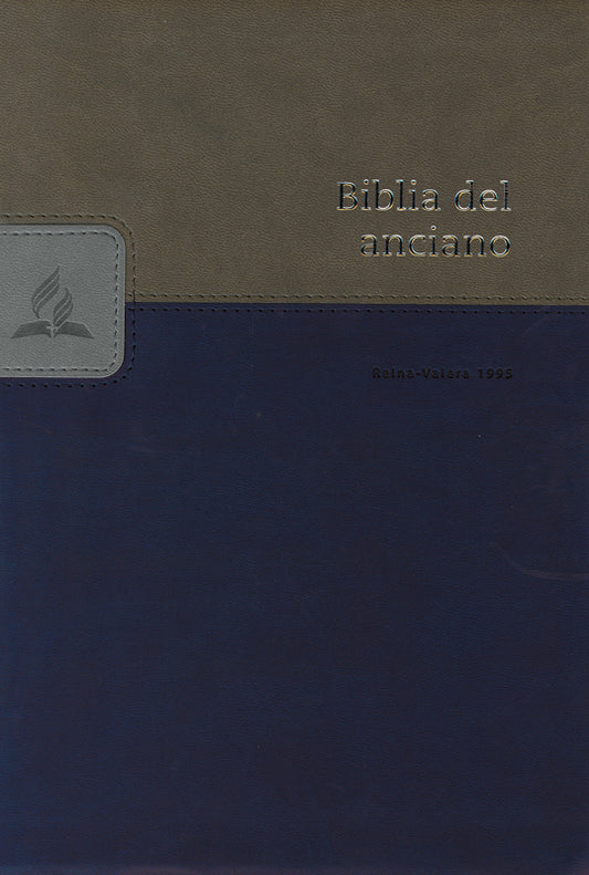 Biblia del Anciano Marrón/Azul – Versión Reina Valera 1995 (Español)