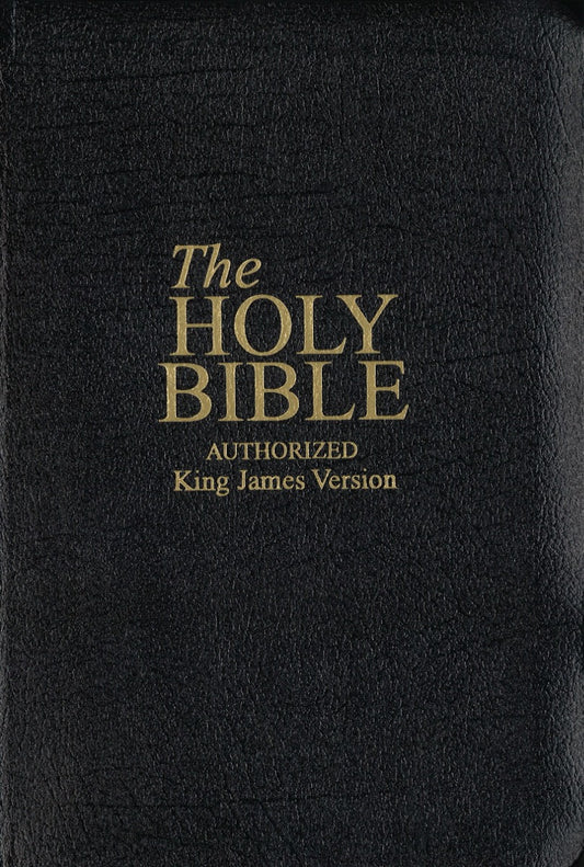 The Holy Bible Authorized KJV (Black) with Mark Finley Bible Study