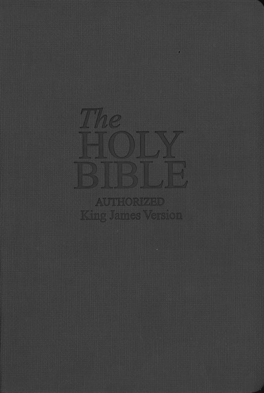 The Holy Bible Authorized KJV (Gray) with Mark Finley Bible Study