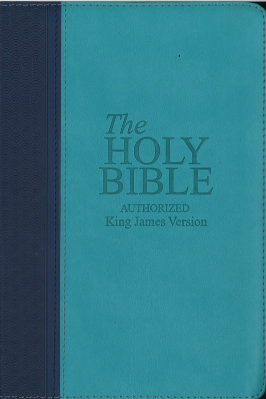 The Holy Bible Authorized KJV (Blue/Teal) with Mark Finley Bible Study