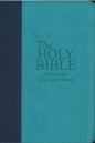 The Holy Bible Authorized KJV (Blue/Teal) with Mark Finley Bible Study