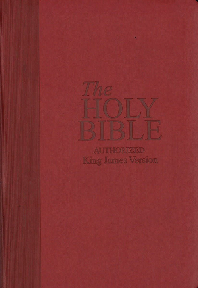 The Holy Bible Authorized KJV (Red) with Mark Finley Bible Study